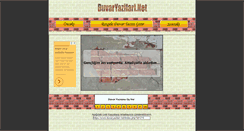 Desktop Screenshot of duvaryazilari.com